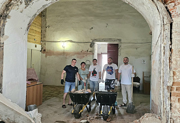 «Здоровое Отечество» помогло волонтёрам в святой обители в Серпухове