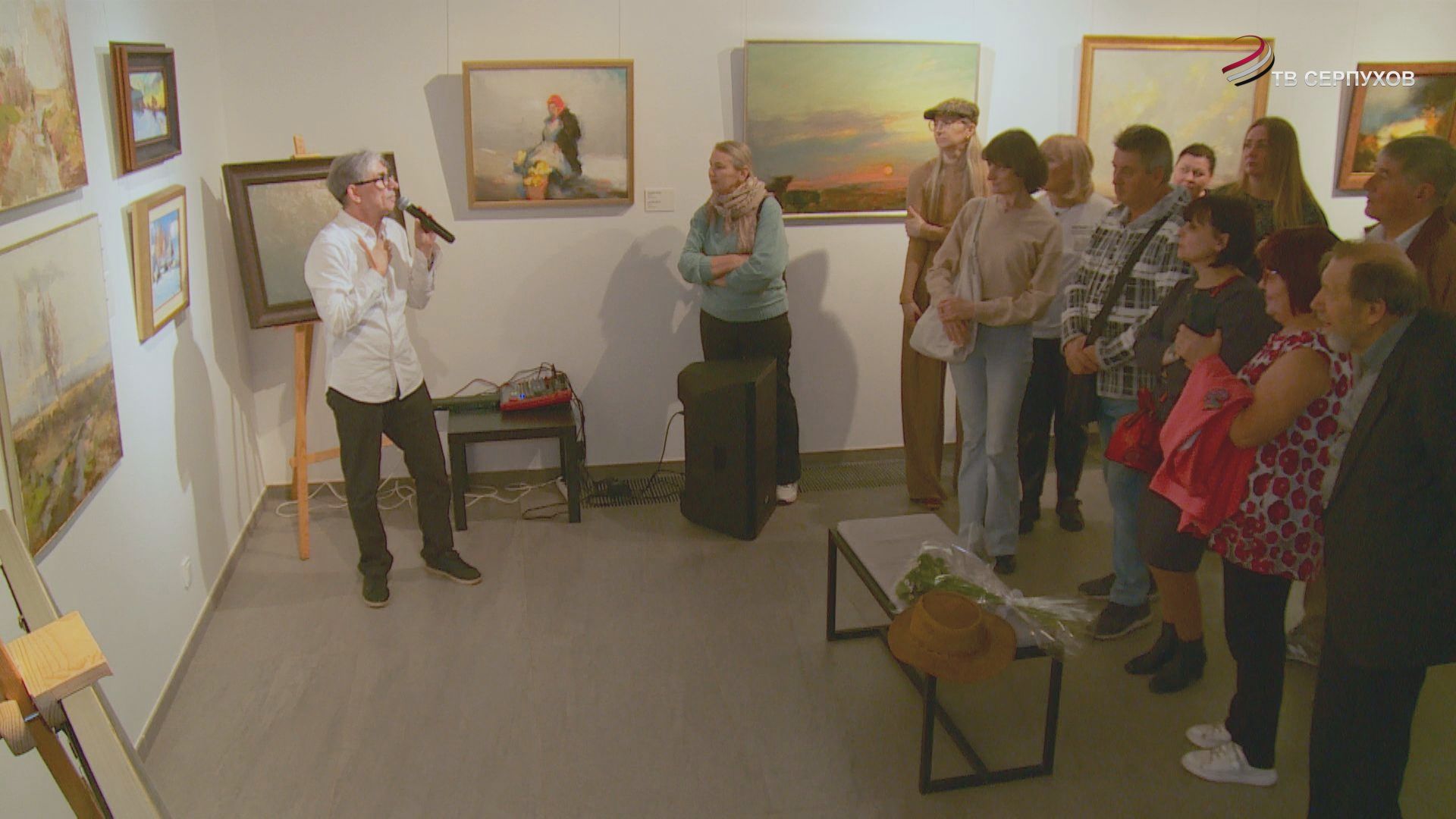 В Серпухове открылась выставка московского живописца Ильи Даньшина