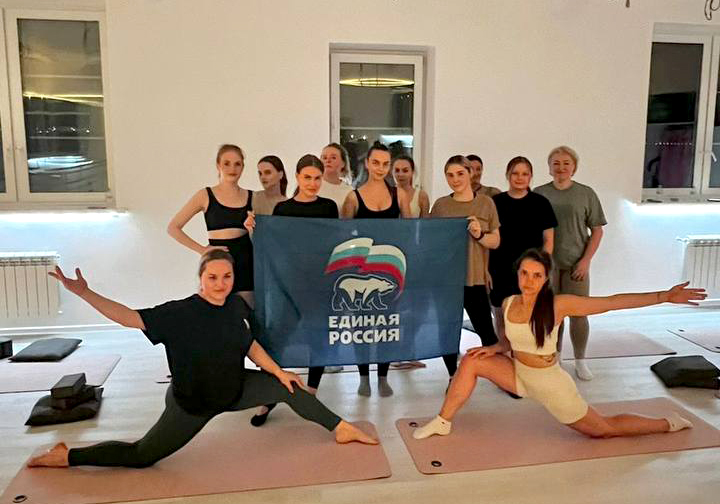 В Протвино прошла фитнес-тренировка «BODY BARRE»
