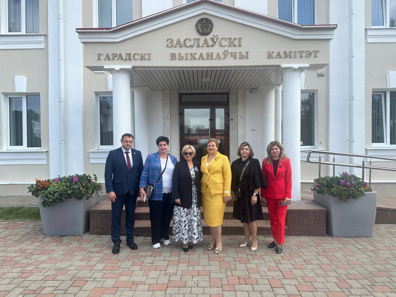 В городе Заславле Минской области на празднике «Дожинки» побывали гости из Серпухова