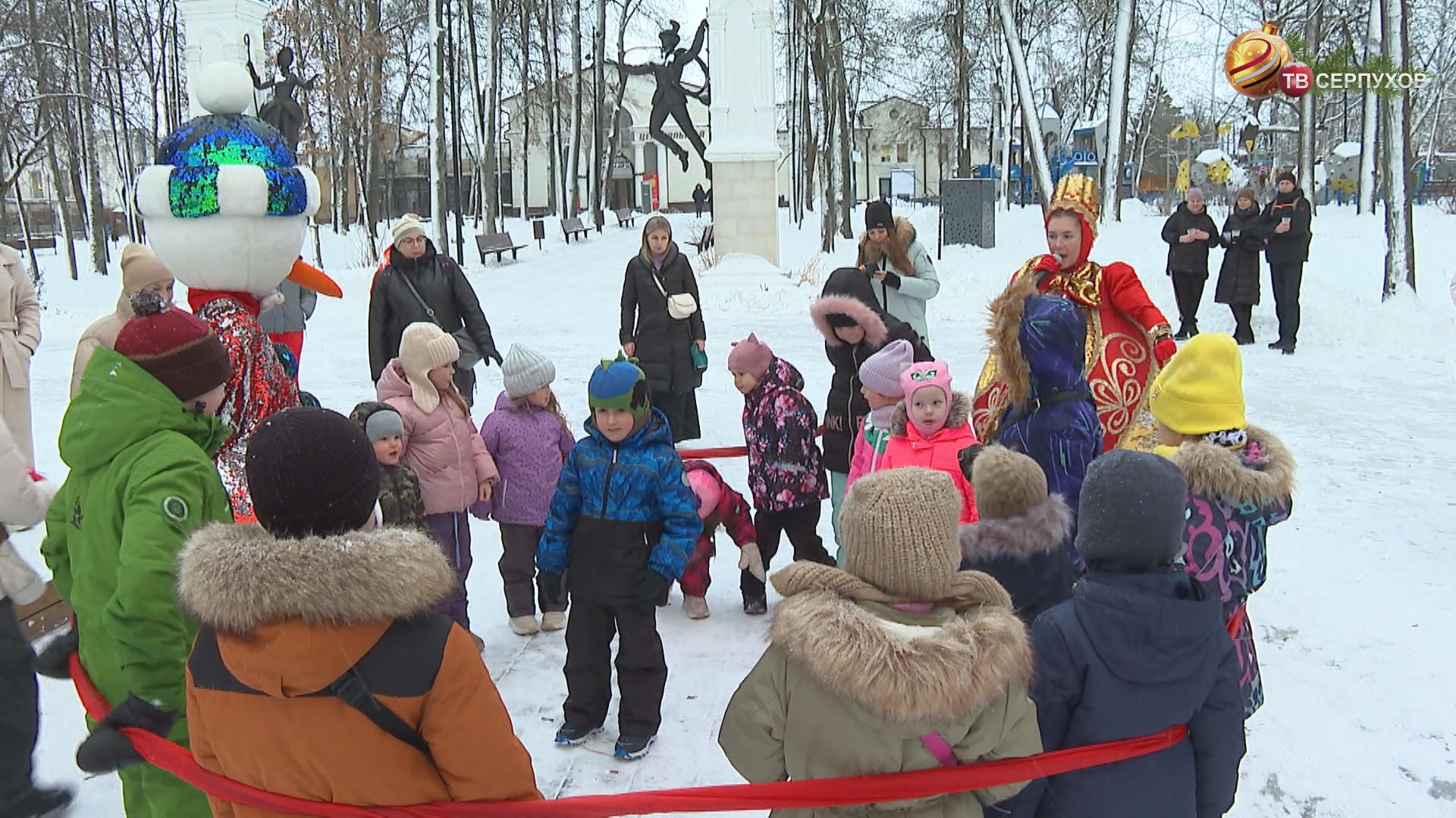 В Серпухове отпраздновали новый год под шубой