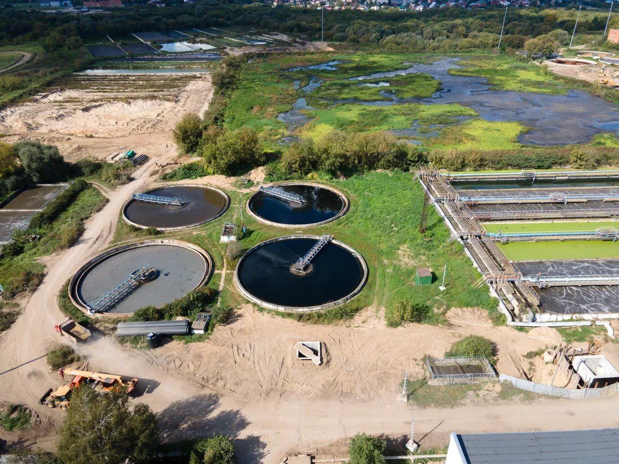Продолжается реконструкция очистных сооружений в Серпухове 