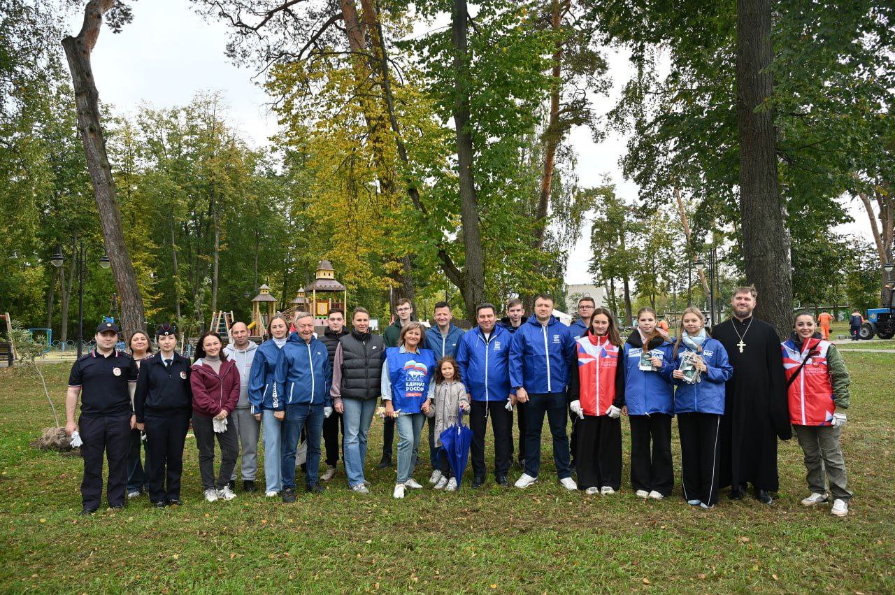 В Гороском округе Серпухов прошла акция по высадке деревьев 