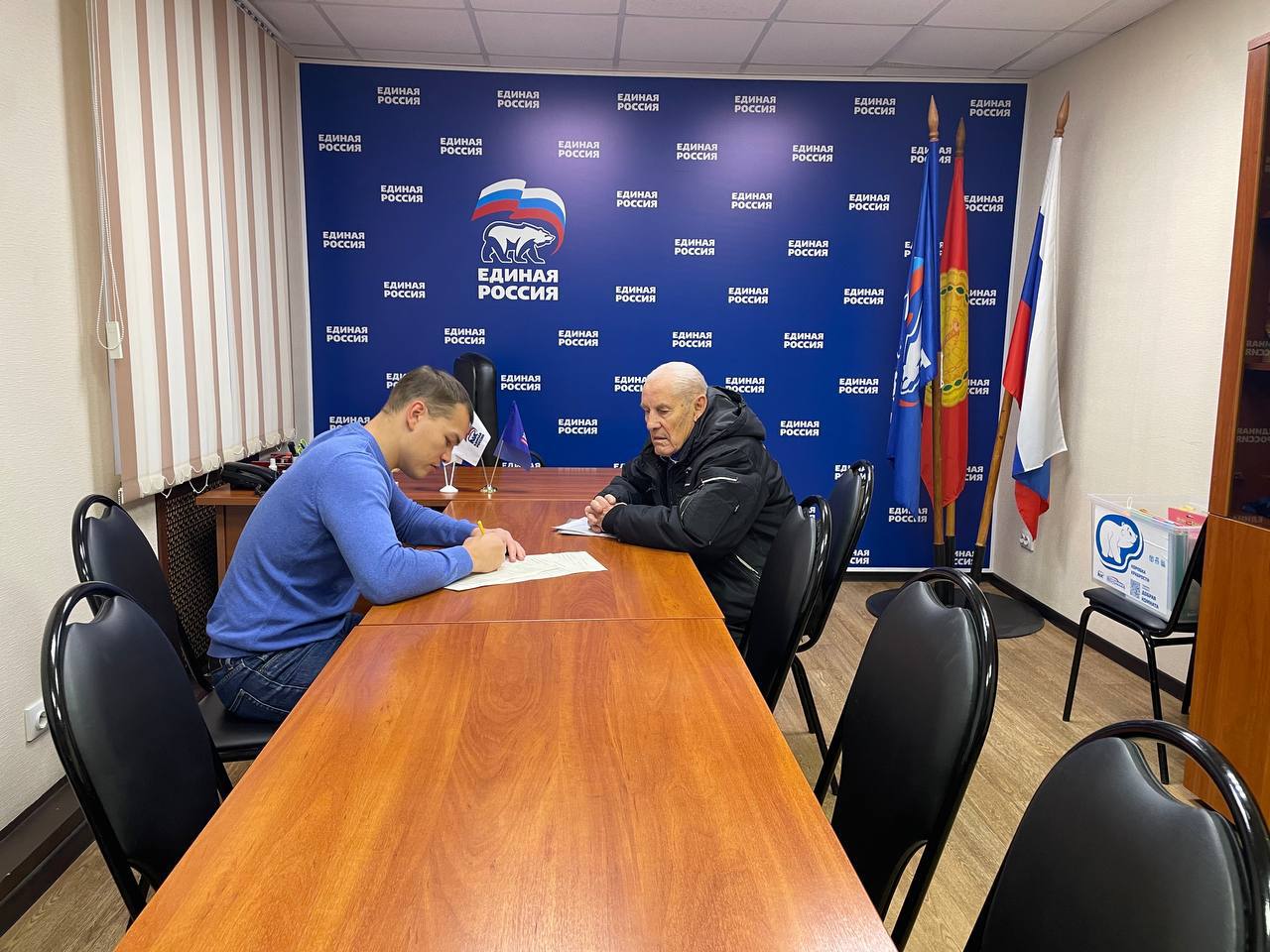 Прием граждан провел в Серпухове депутат Федор Чудинов 