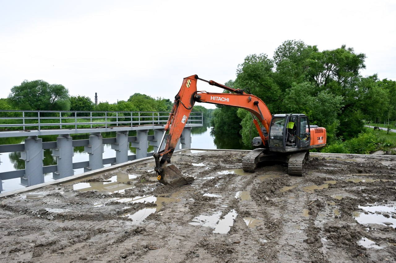 В Серпухове завершаются ремонтные работы на плотине