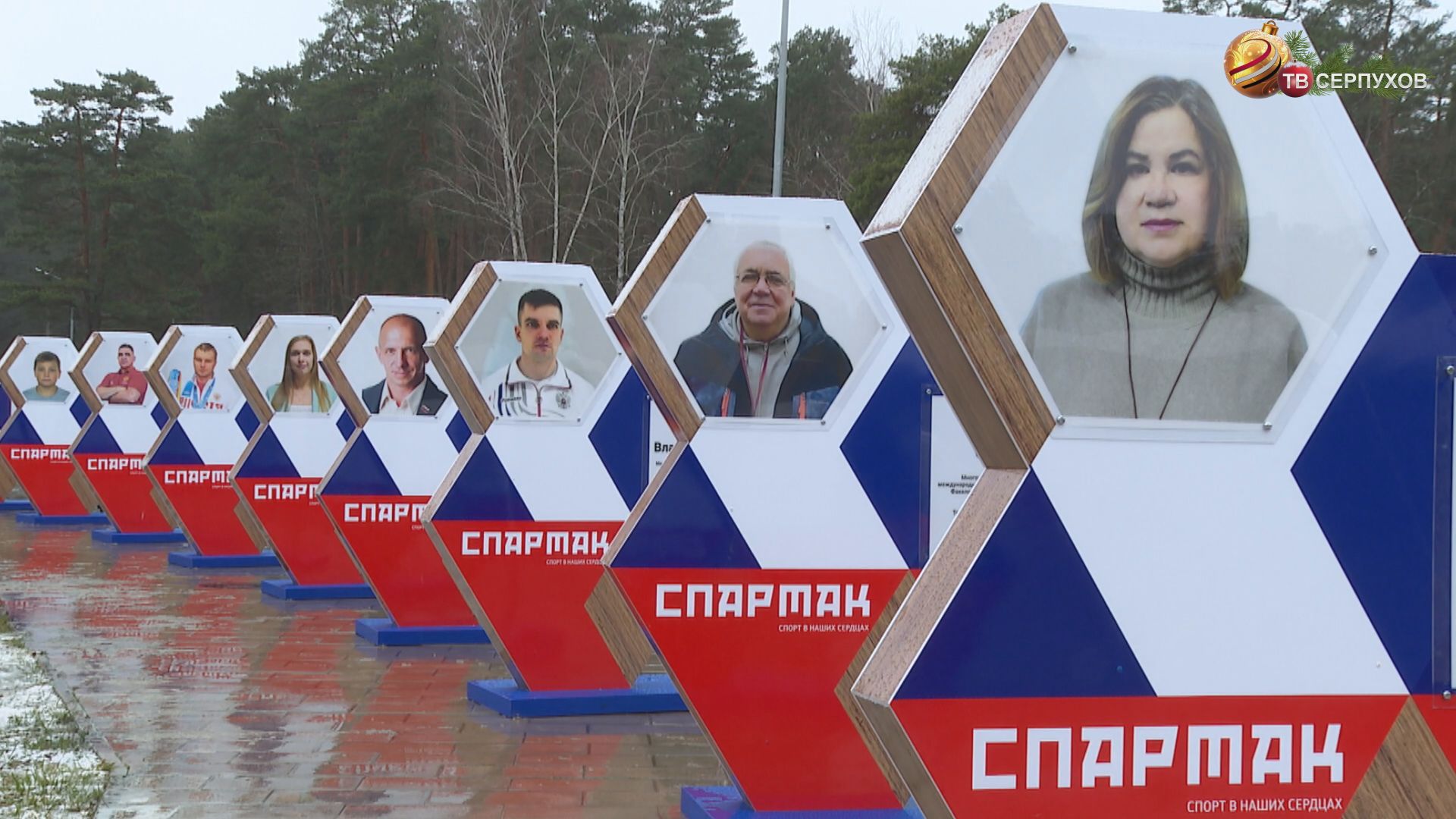 В Серпухове появилась аллея славы спорта