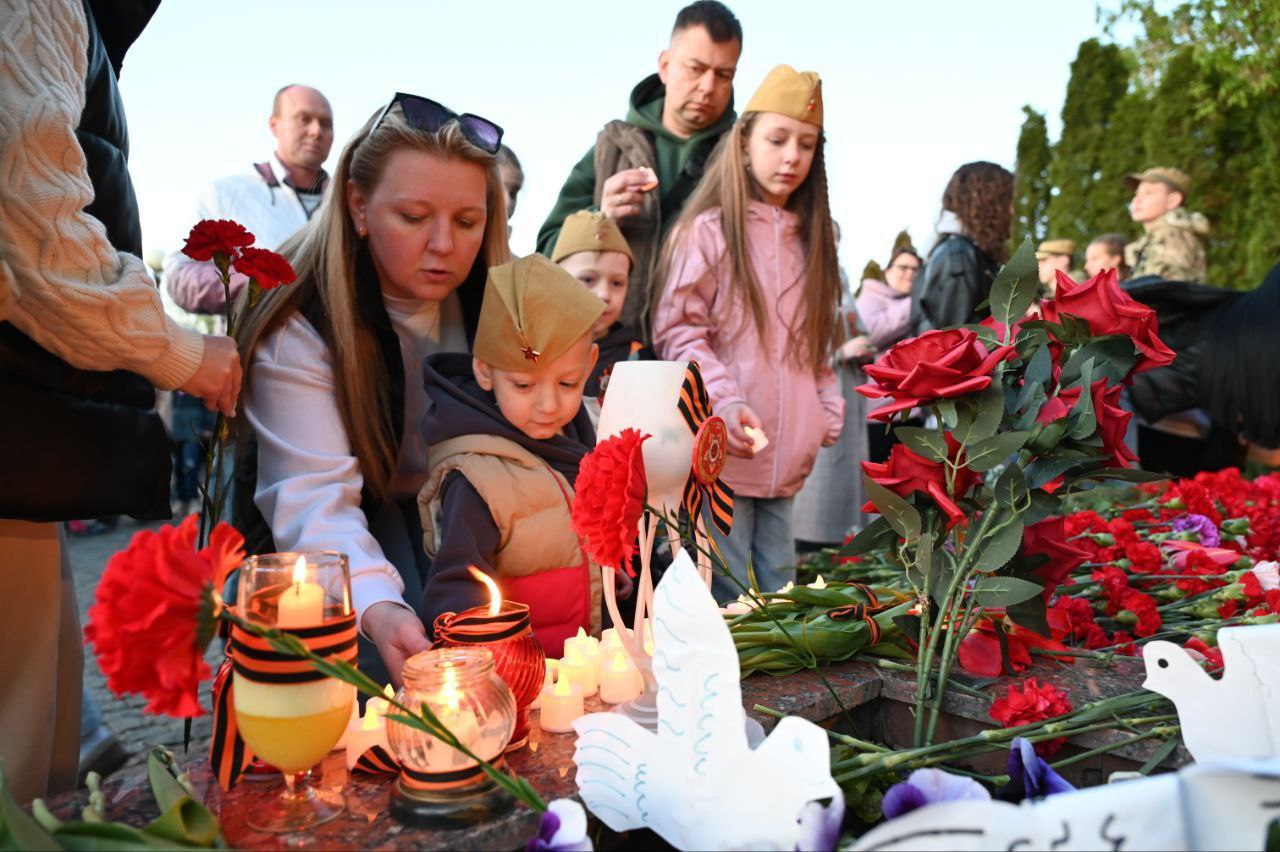 Всероссийская патриотическая акция «Свеча памяти» прошла в Городском округе Серпухов