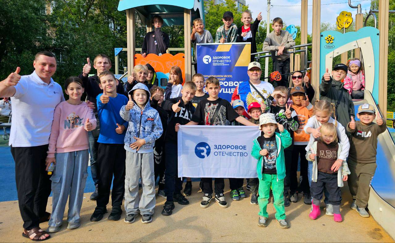 «Здоровое Отечество» продолжает реализацию летнего проекта во дворах Серпухова