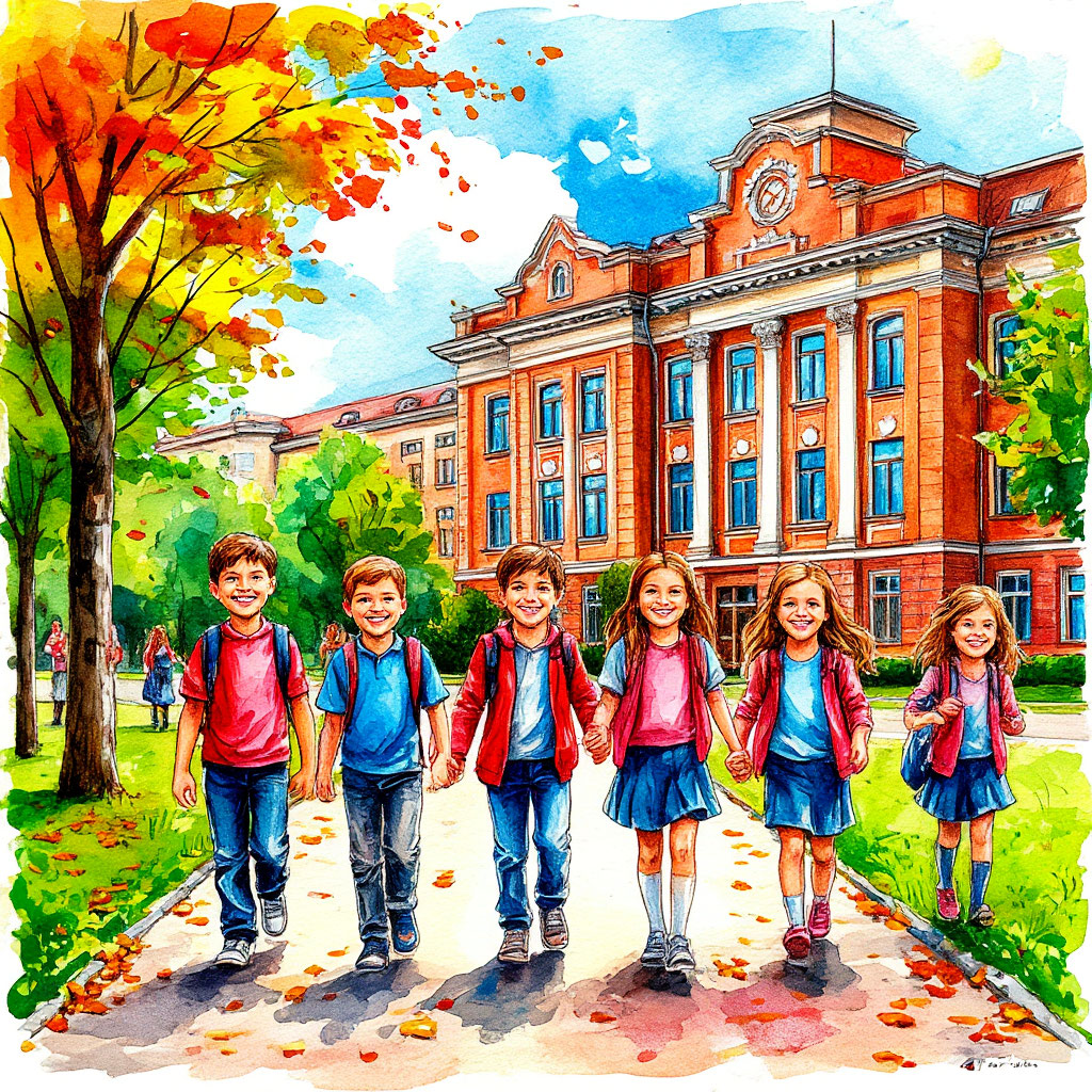 Пролетарская школа Серпухова выиграла приз на конкурсе рисунков «Школа будущего»