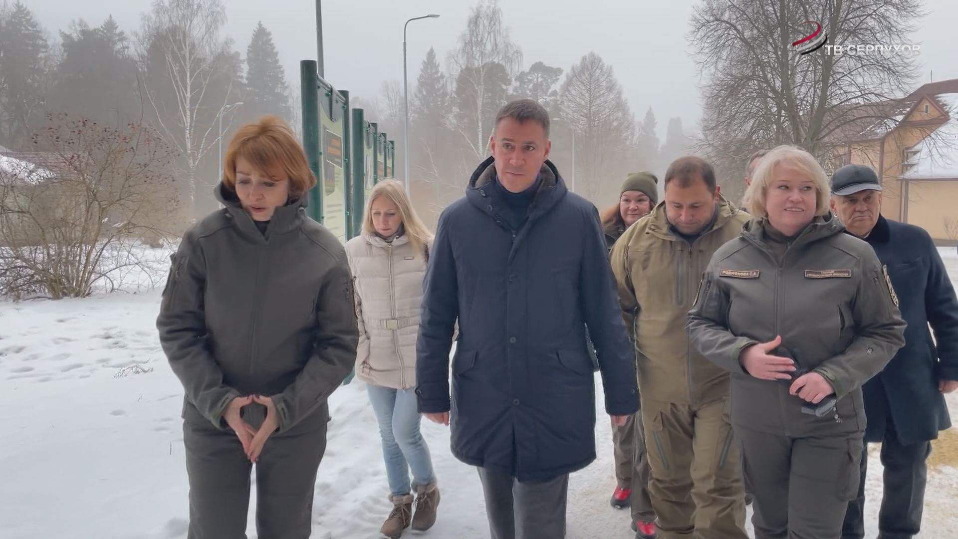 Вице-премьер России Дмитрий Патрушев посетил Приокско-Террасный заповедник в Серпухове