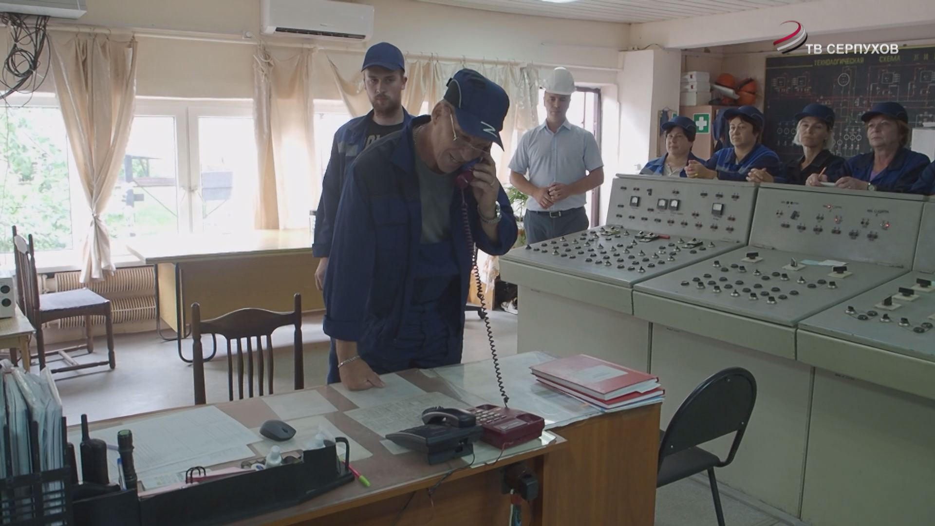 В Пущино на Тепловодоканале прошли пожарные учения 