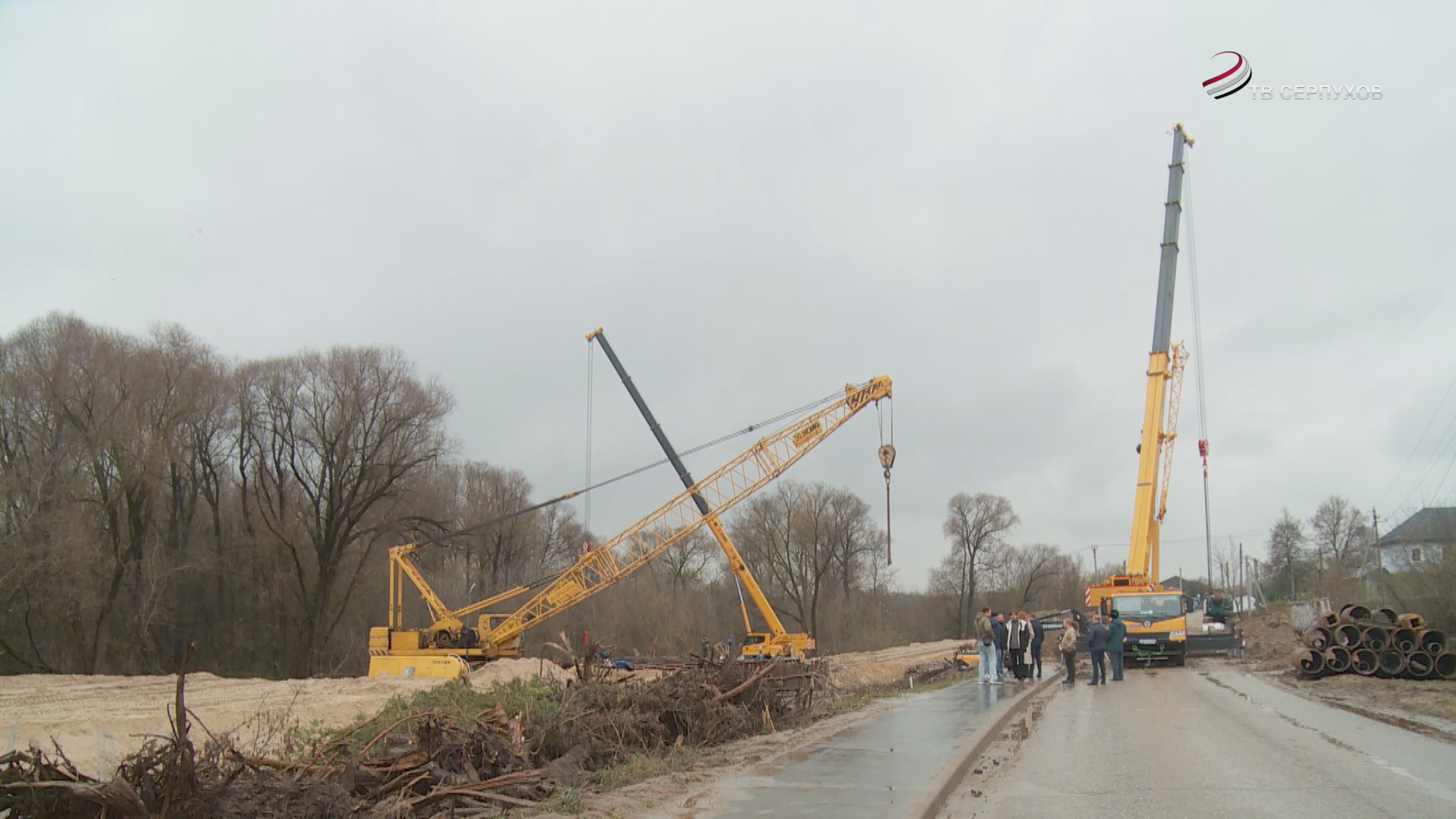 В Серпухове продолжается ремонт двух  старейших мостов