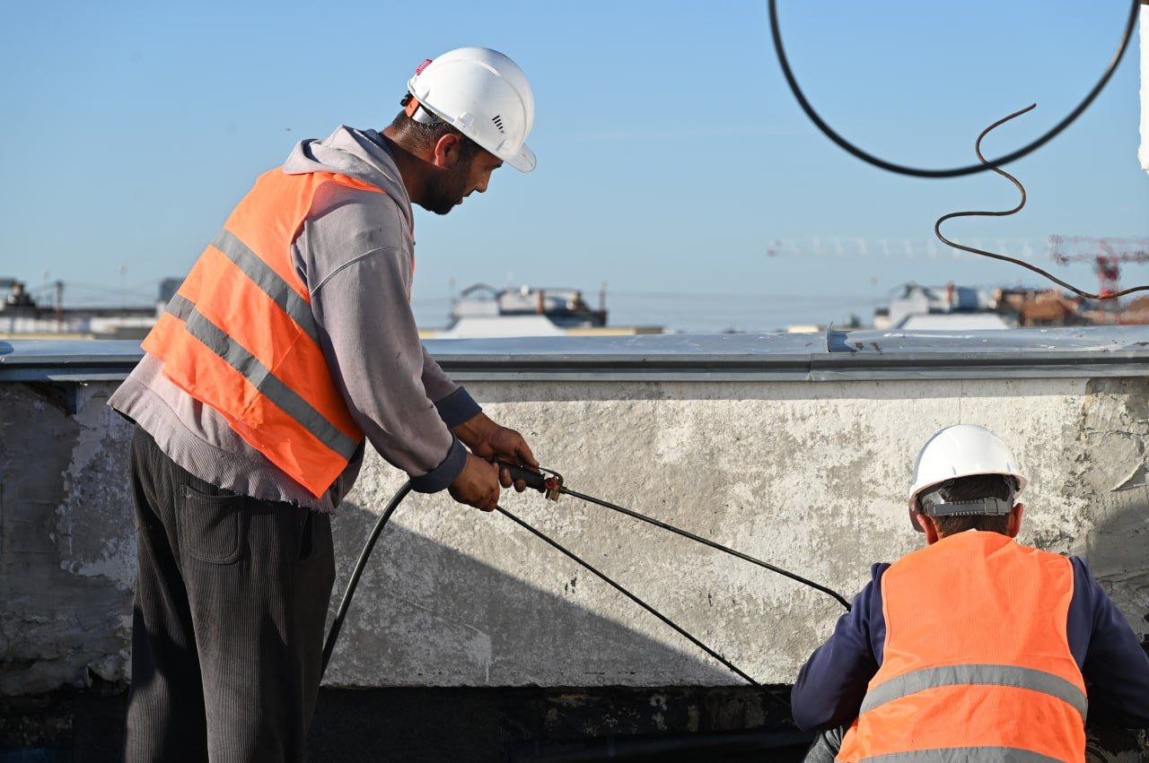 В Серпухове идёт капремонт многоквартирного дома №6 на ул. Юбилейная