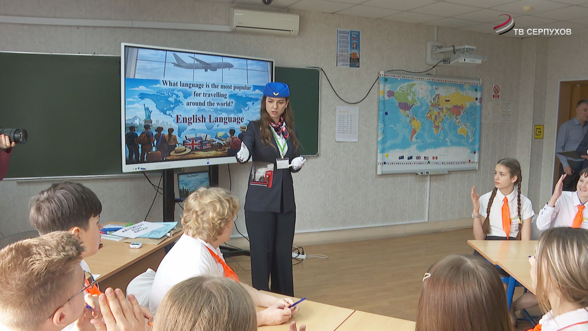 Урок в школе при Губернском колледже закончился аплодисментами