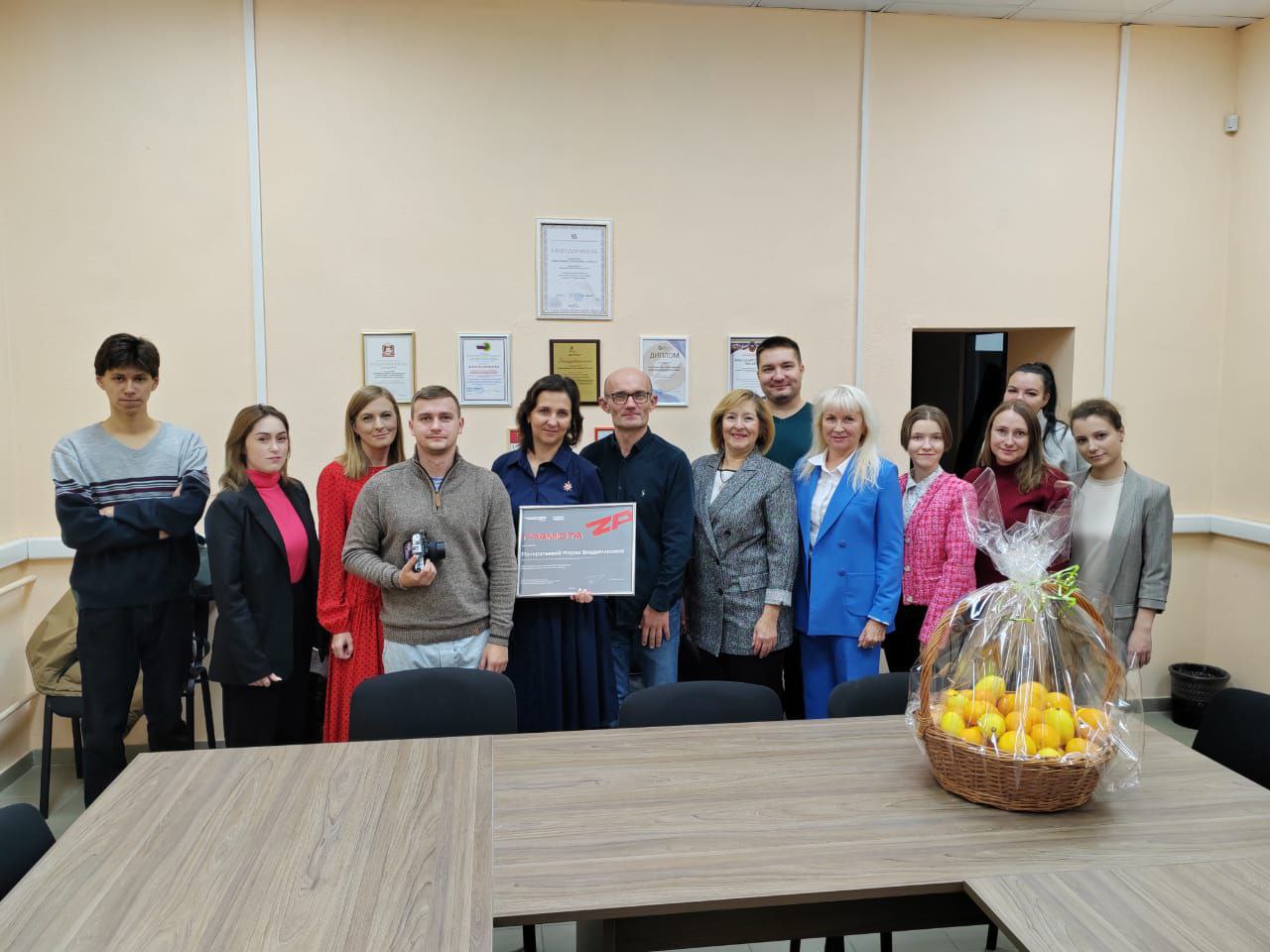 Коллектив Серпуховского информационного агентства поздравили с профессиональным праздником