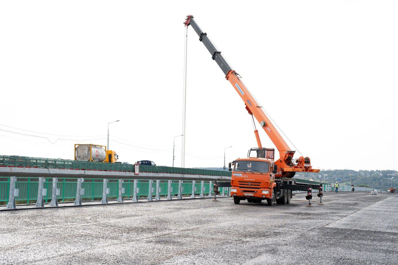 Мост имени Подольских курсантов под Серпуховом будет открыт до конца года