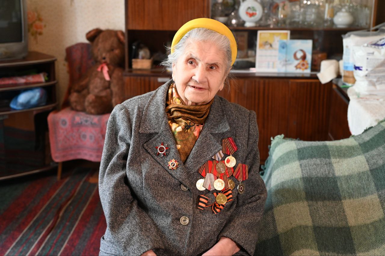 Ветеран Великой Отечественной войны Ольга Константиновна Захарова 