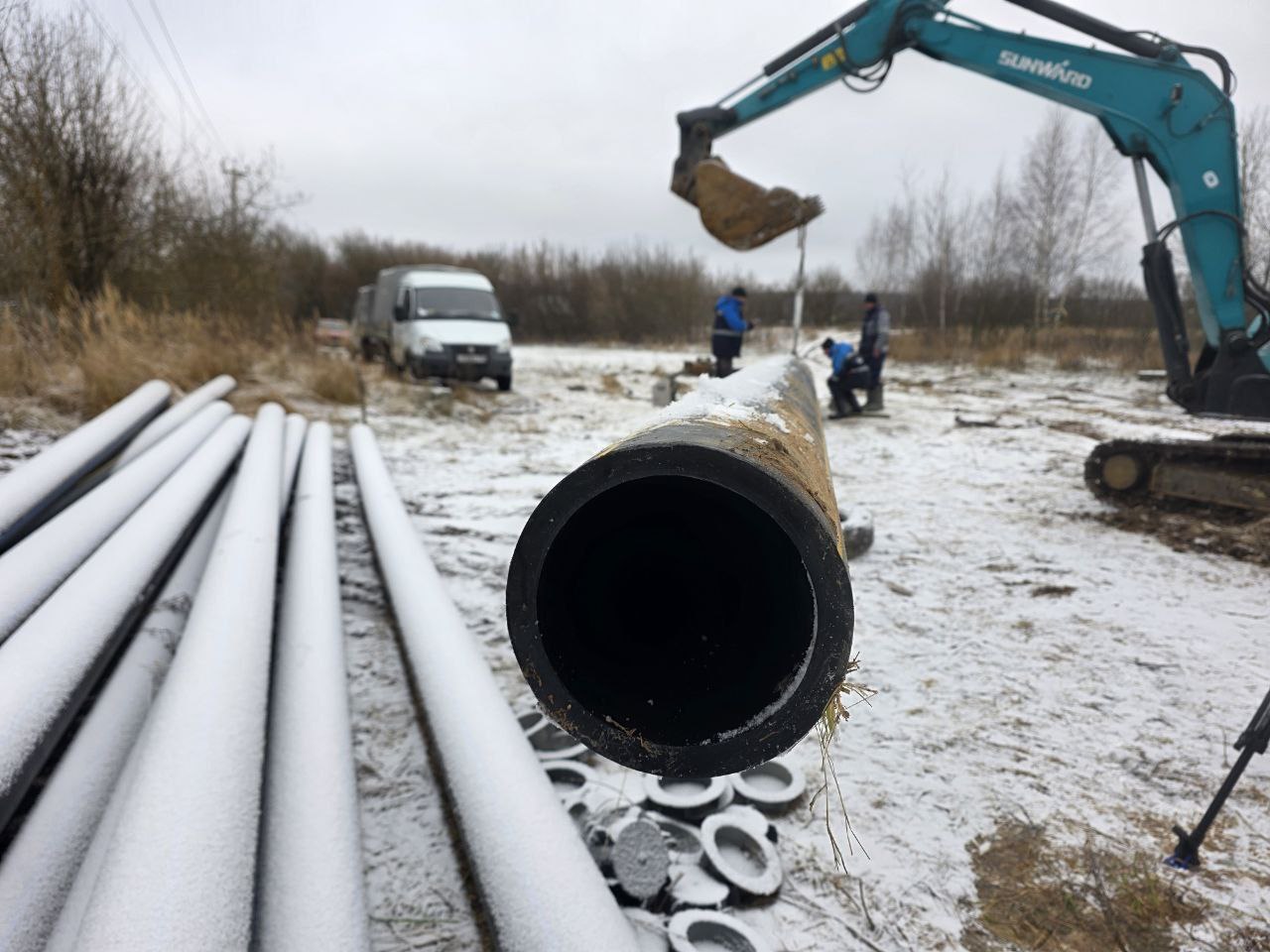 В деревню Костино под Серпуховом проведут газ