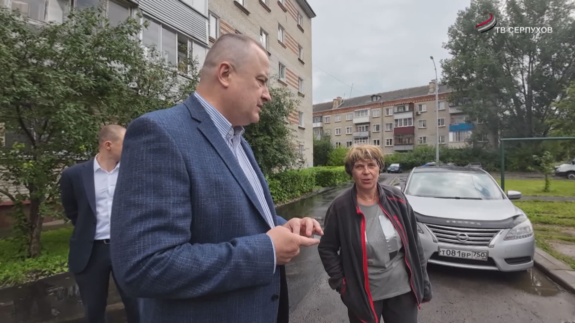 В Большом Серпухове ведется работа по улучшению дорожной инфраструктуры