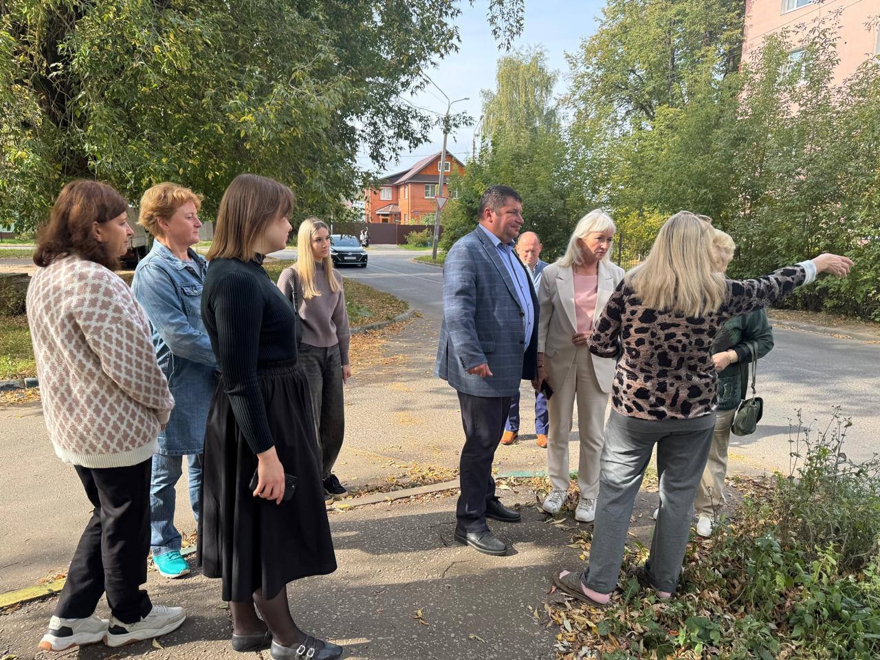 В Серпухове провели встречу с жителями дома № 12 на улице Кожевенной