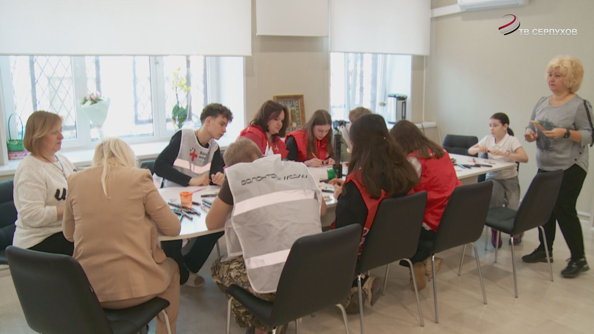 В Серпухове провели акция "Тепло наших рук"