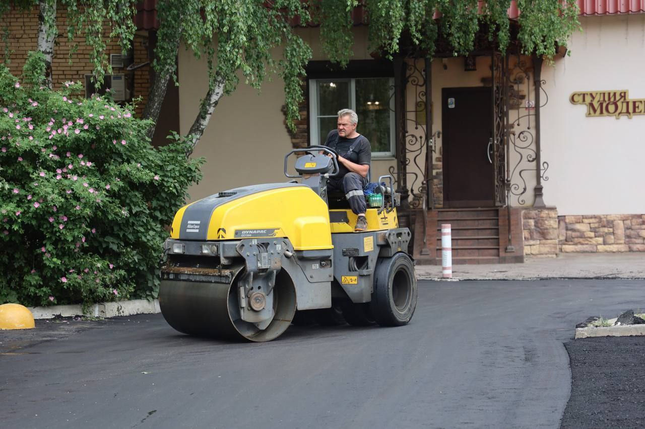 В городском округе Серпухов продолжается сезон дорожных ремонтов