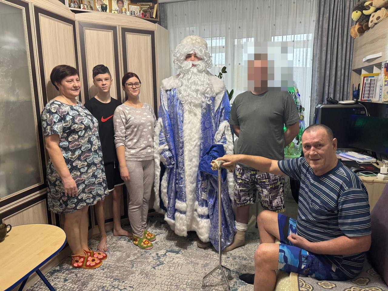 В Протвино поздравили с Новым годом семью участника СВО 