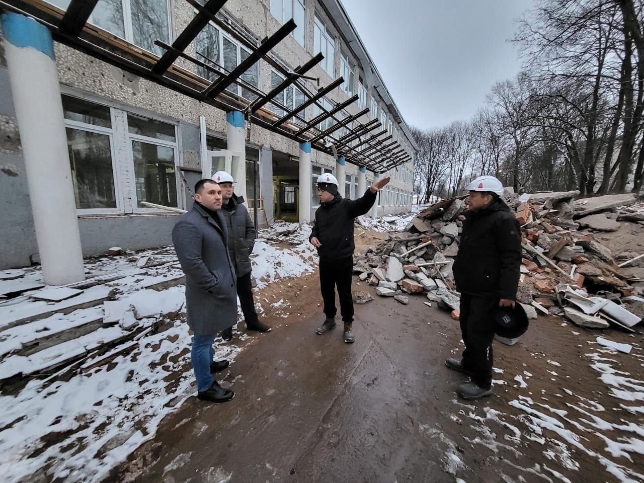 В Липицкой школе Серпухова идет капитальный ремонт