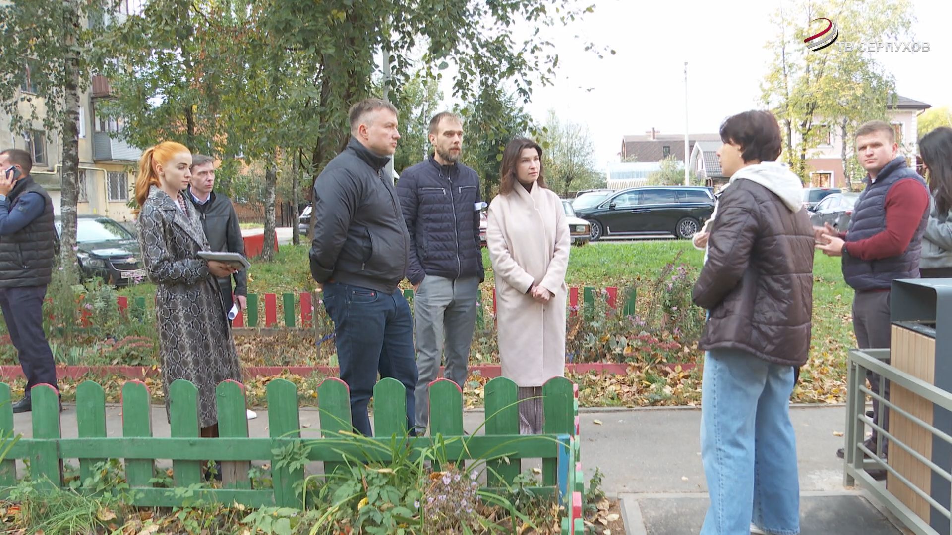 В Серпухове продолжается благоустройство придомовых территорий и ремонт МКД