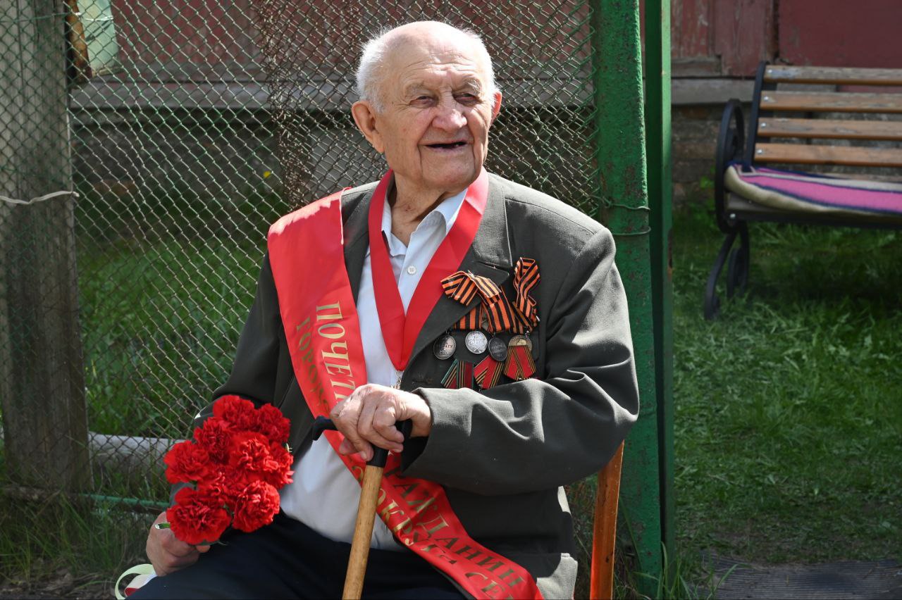 Ветеран Великой Отечественной войны Николай Иванович Ветчинин