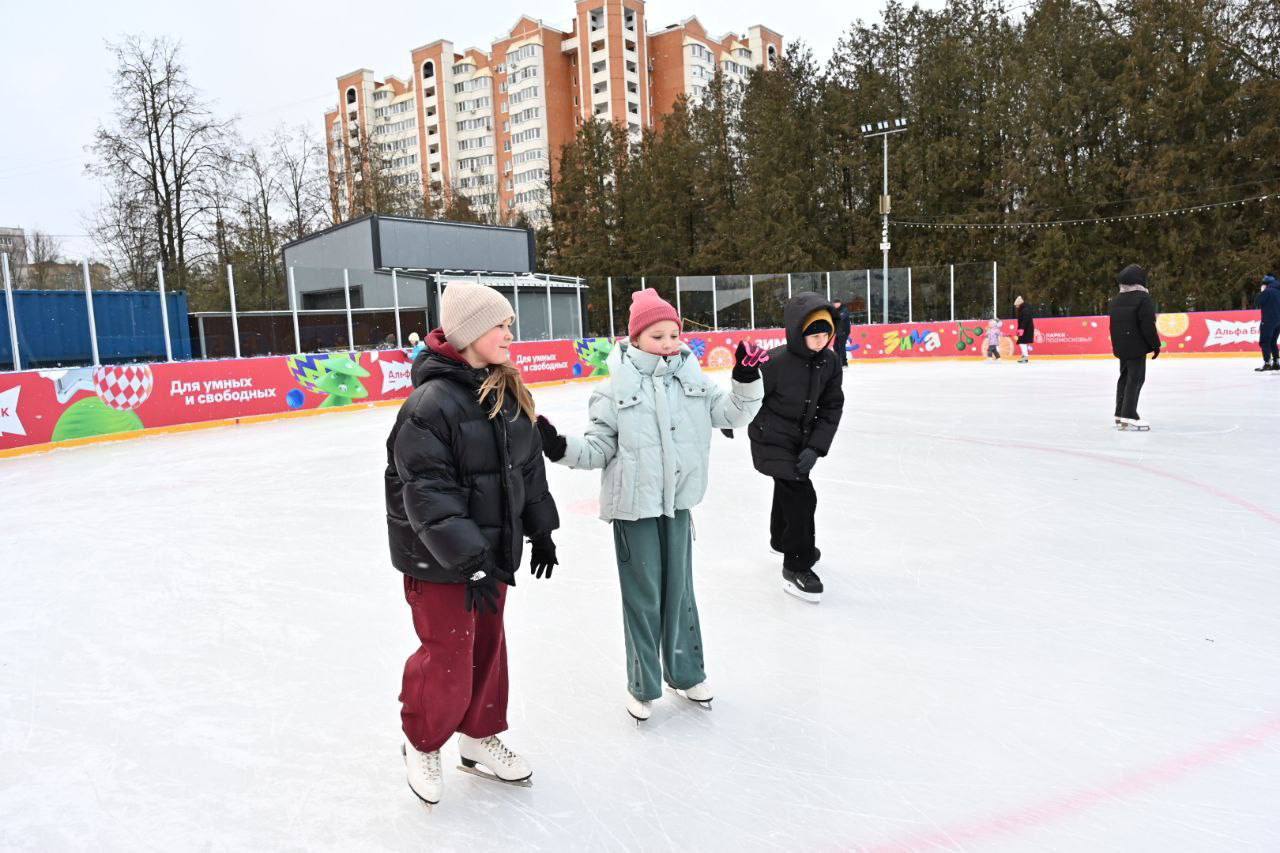 В серпуховском «Питомнике» работает каток 
