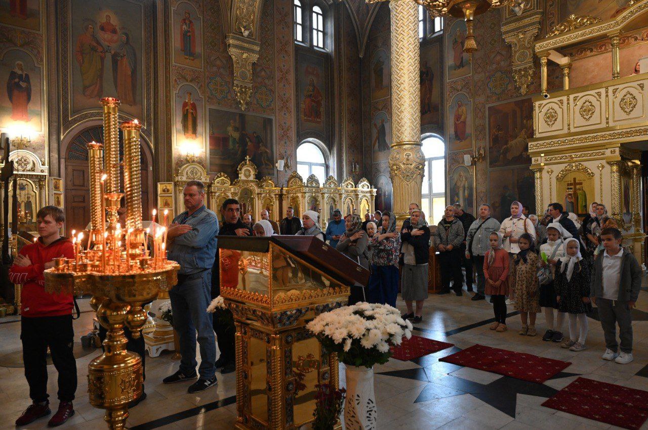 Молебен о Серпухове состоялся 21 сентября во Всехсвятском храме