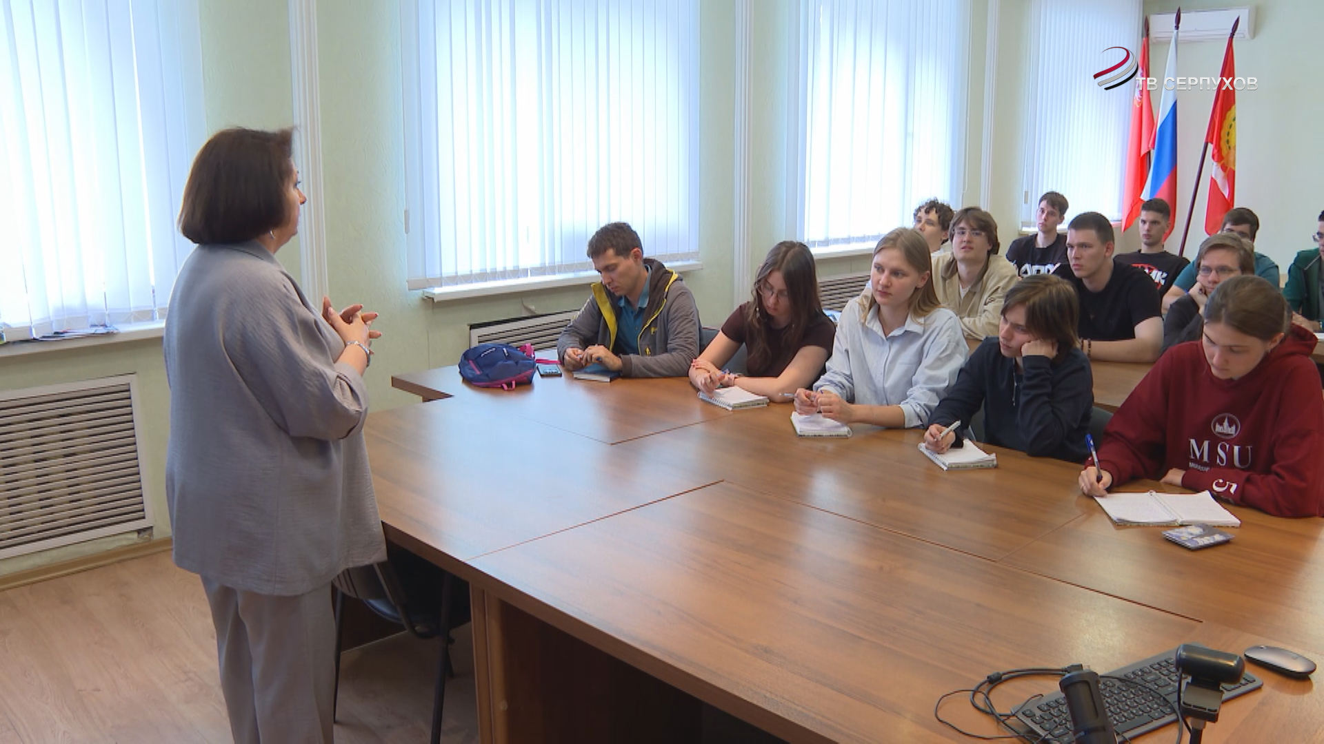 В округе прошла встреча с будущими управленцами - студентами МГУ имени Ломоносова