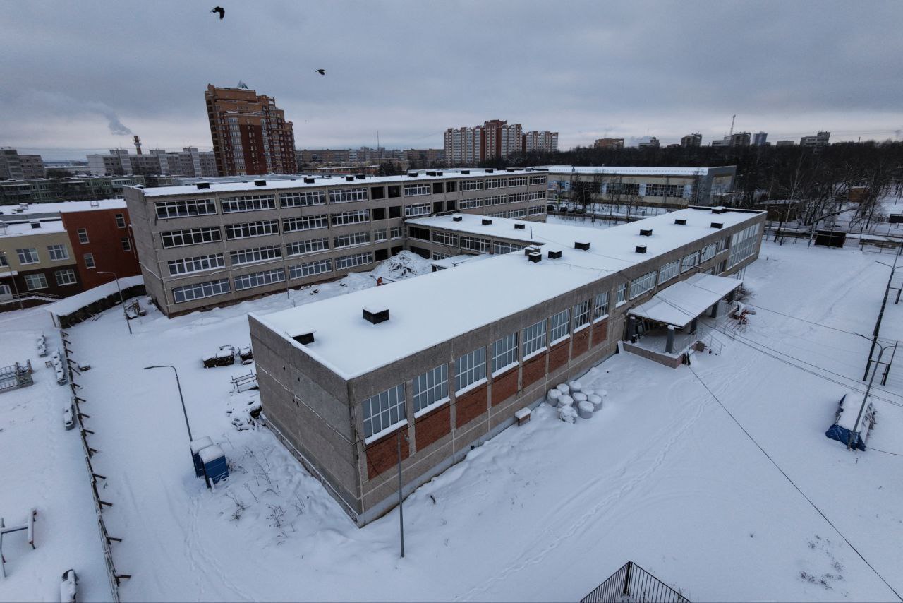 Работы по капремонту серпуховских школ продолжились в новогодние каникулы