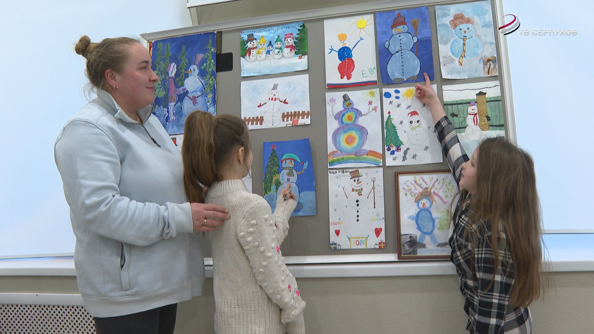 В Едином центре поддержки участников СВО и их семей подвели итоги конкурса рисунков снеговиков