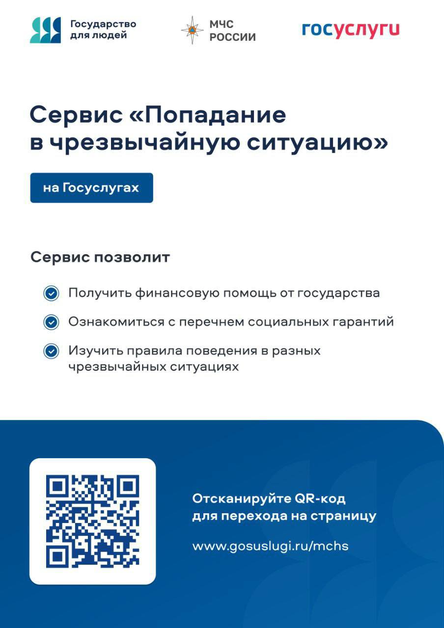 Серпуховичам рассказали о сервисе "Попадание в чрезвычайную ситуацию"
