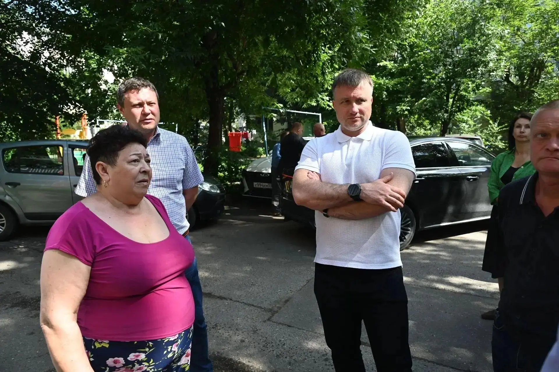 Глава Серпухова  выехал на адреса, по которым жители обращались на прошлой выездной администрации