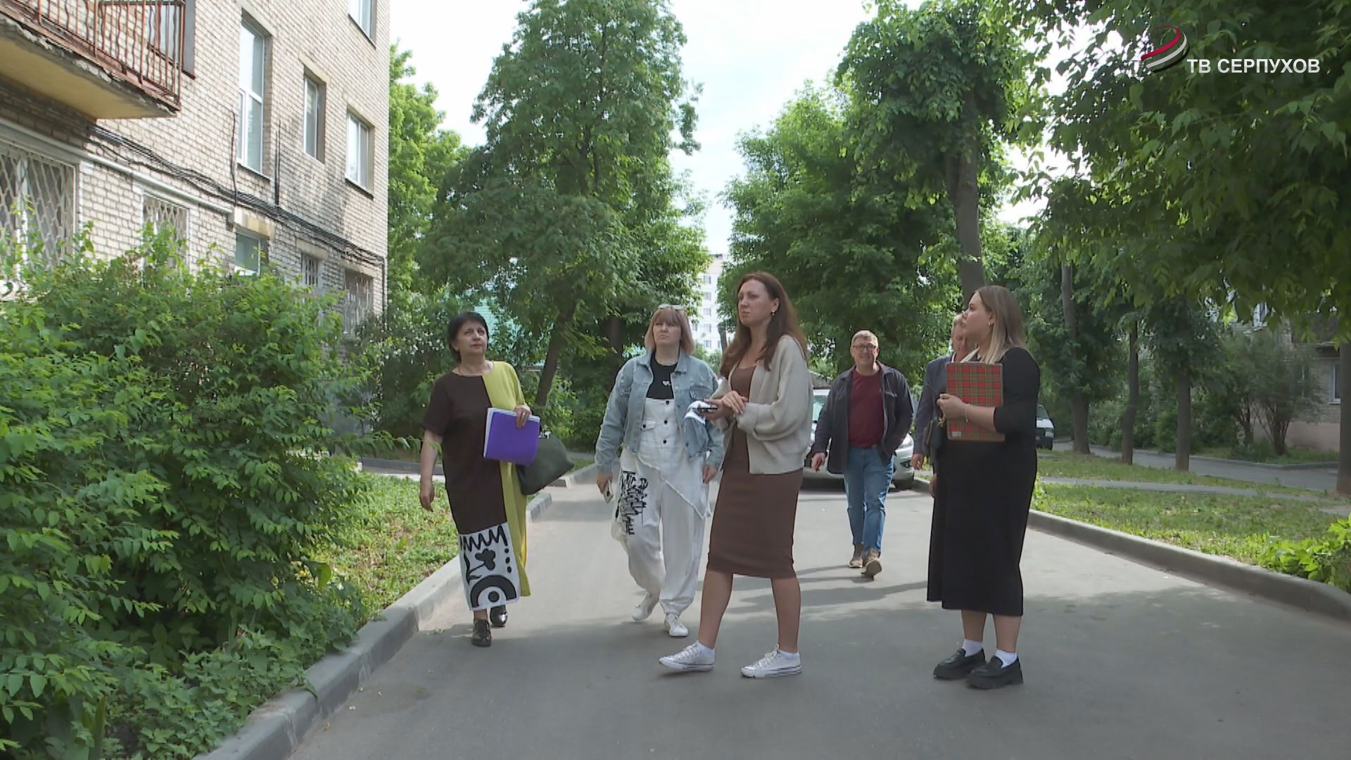 В Серпухове провели еженедельный рейд по дворовым территориям