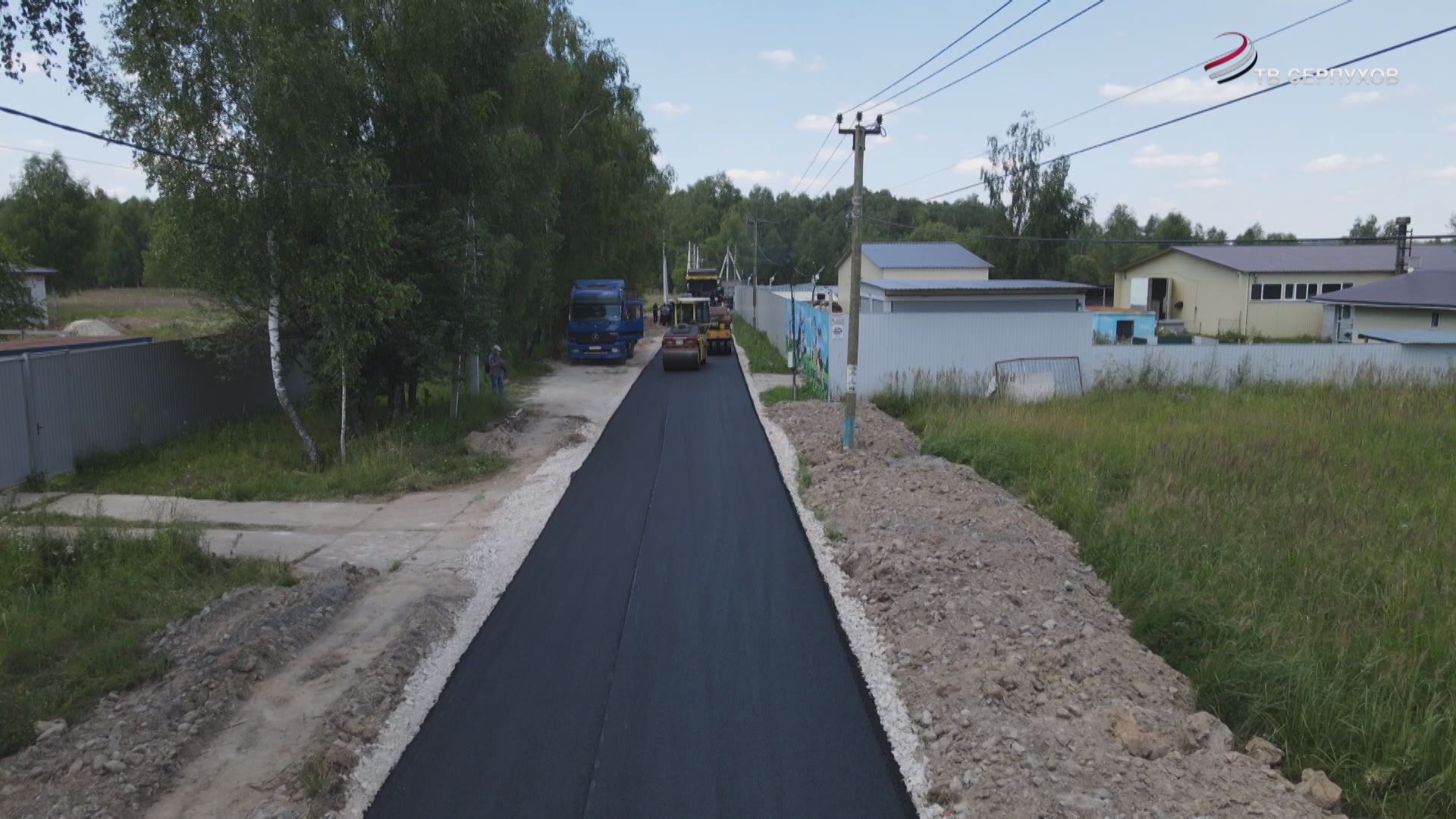В деревне Глубоково завершается ремонт дороги 
