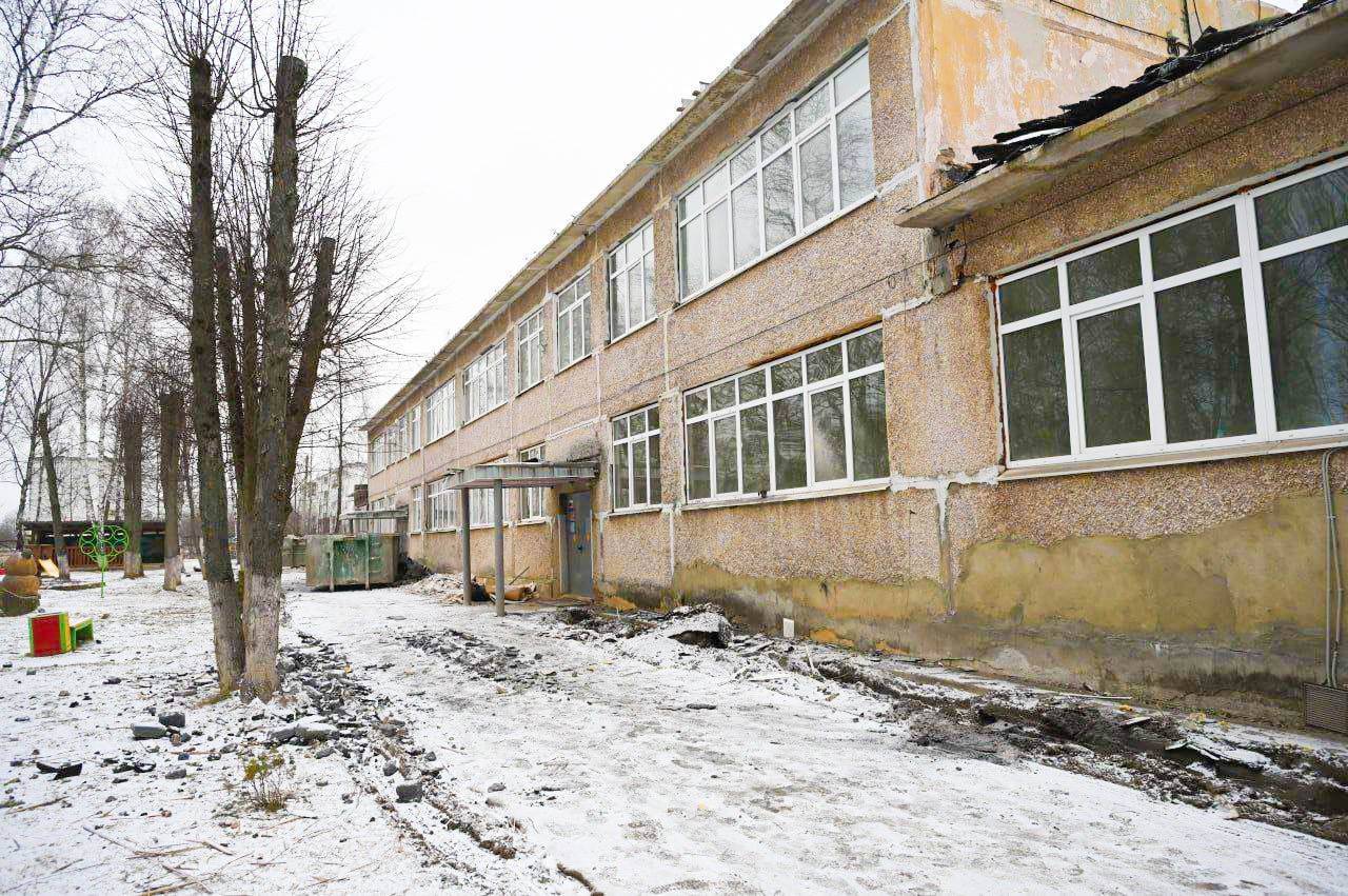В Серпухове идёт капитальный ремонт детского сада «Василёк»