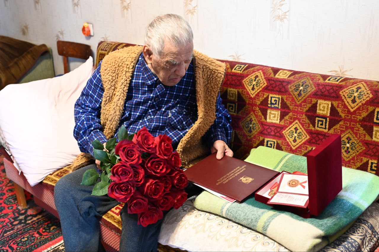 Ветеран Великой Отечественной войны Михаил Фёдорович Белянин 