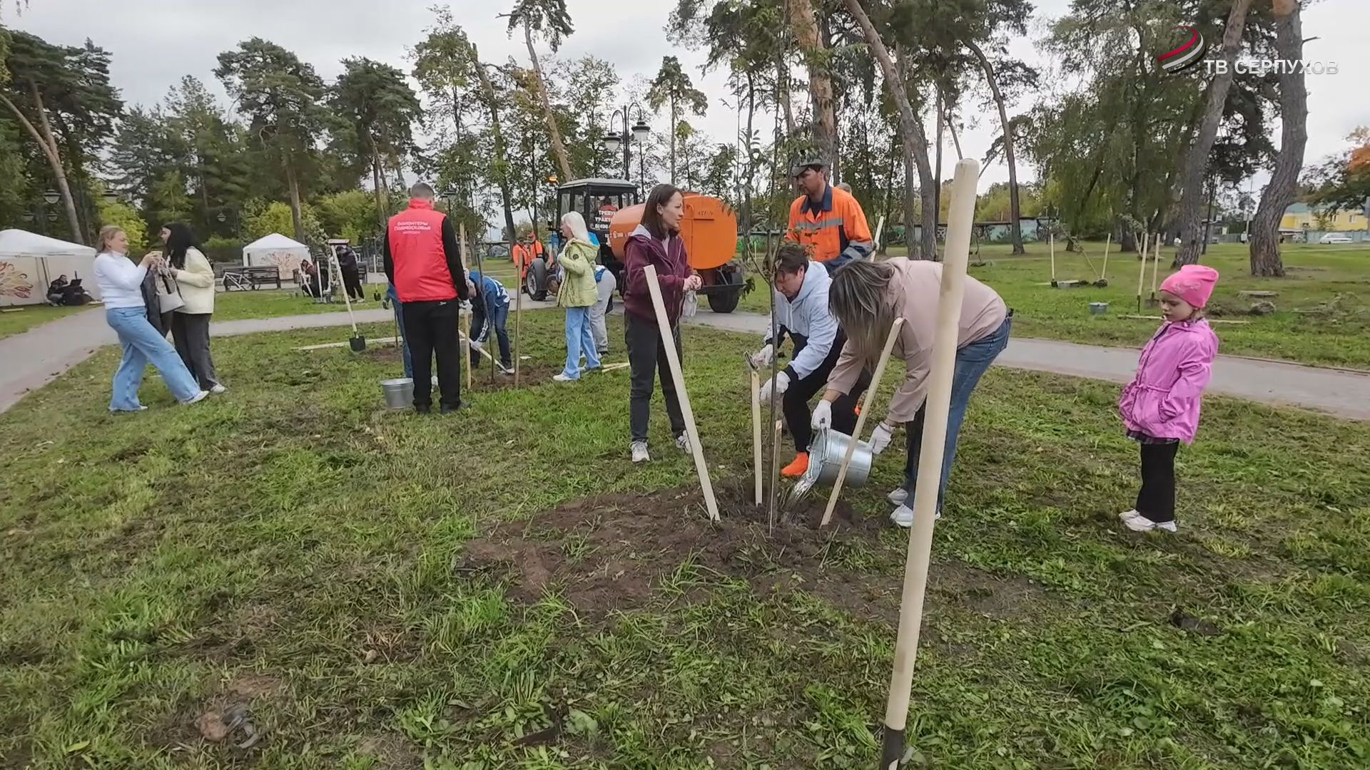 В Серпухове прошла экоакция «День в лесу, сохраним лес вместе»