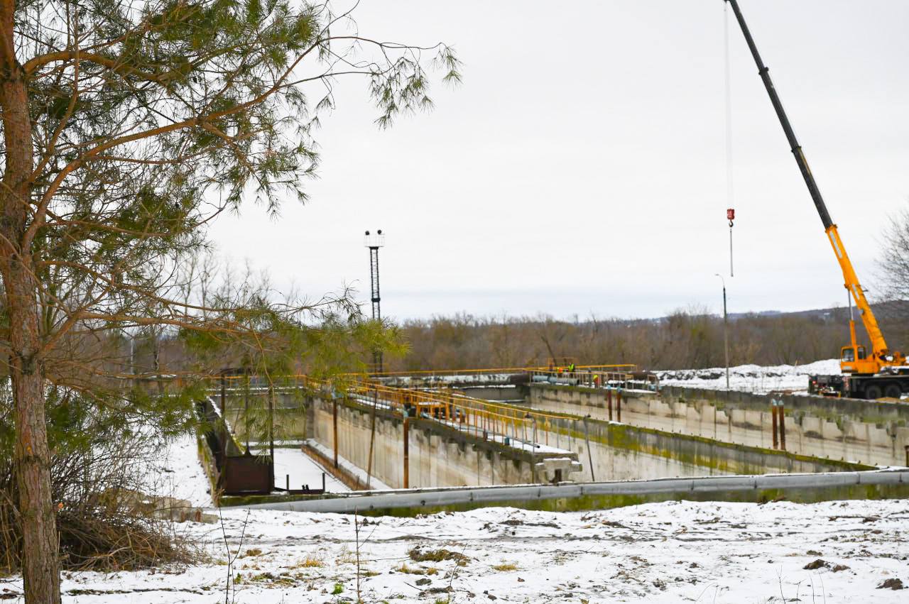 Продолжается реконструкция очистных сооружений в Серпухове