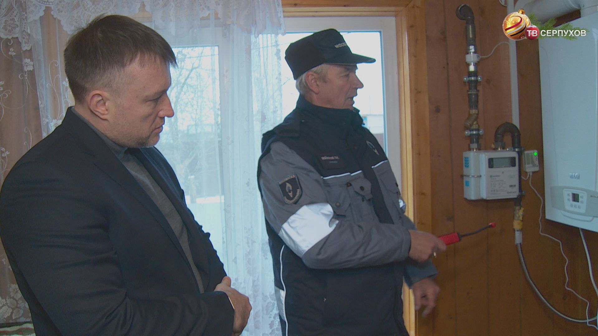 В Серпухове, в деревне Большое Грызлово. подключили газ