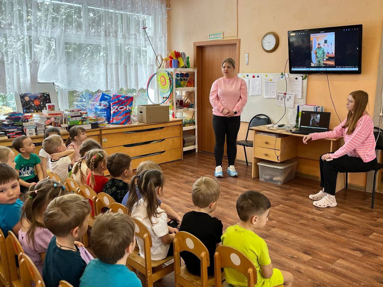 Для серпуховских дошкольников проходят «Уроки мужества»