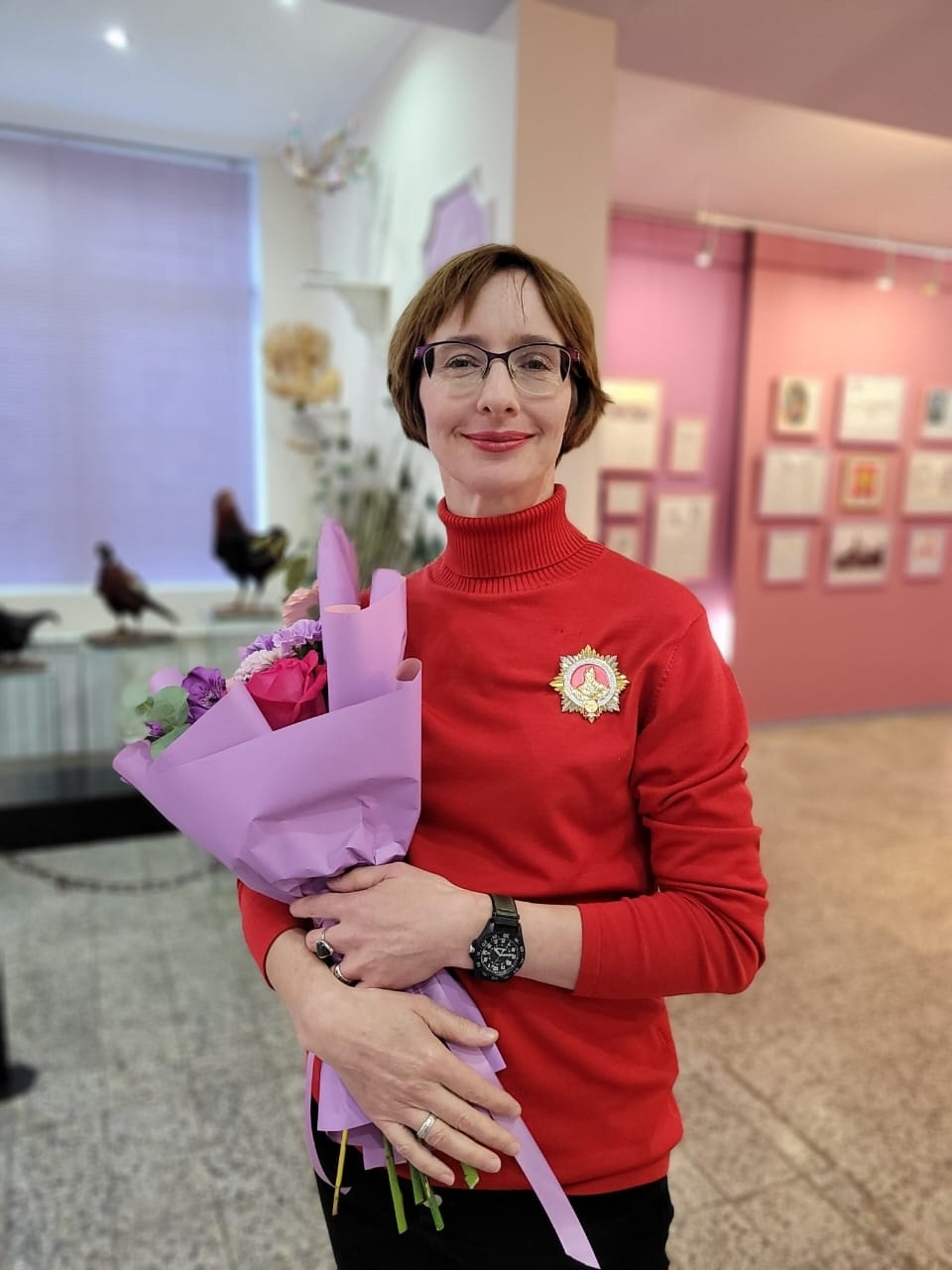 Главного хранителя фондов МВЦ Серпухова наградили почетным знаком «Князь Серпуховский Владимир Храбрый»
