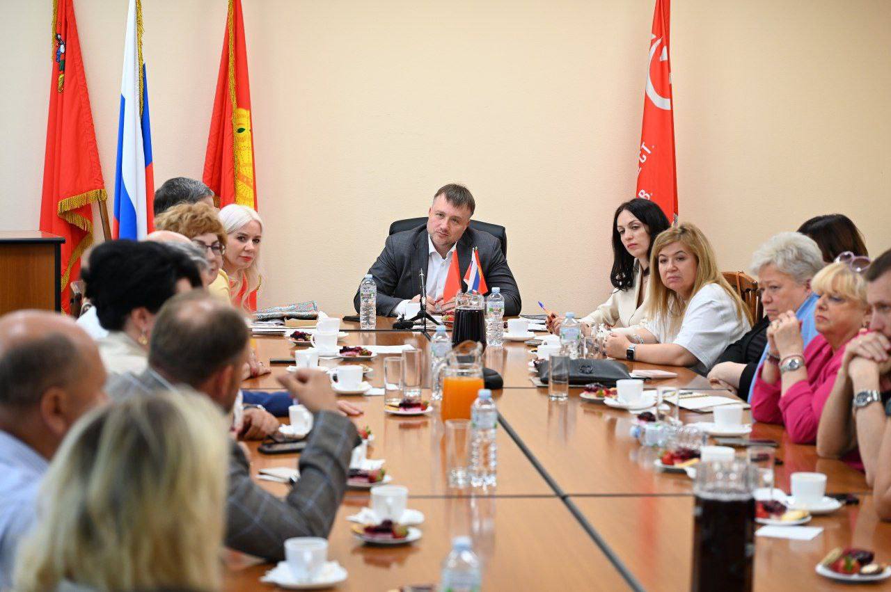 Встреча с представителями бизнеса прошла в Серпухове