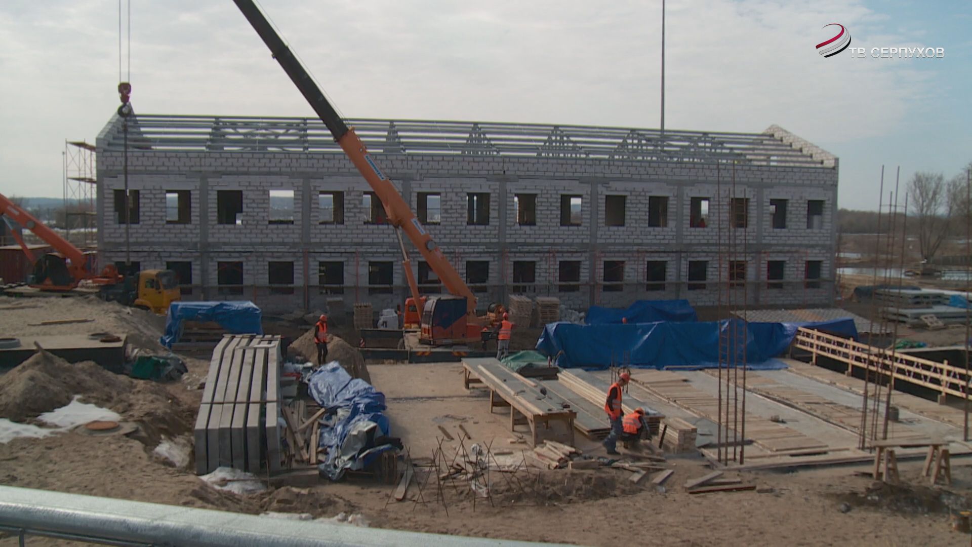 В Серпухове продолжается реконструкция очистных сооружений