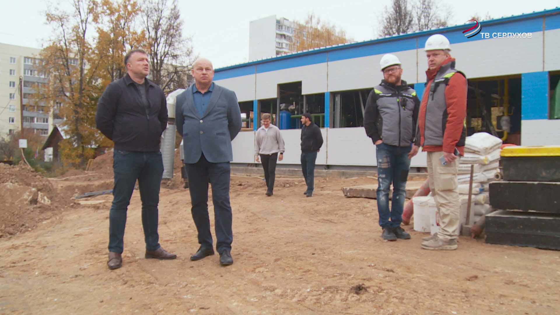 В Серпухове завершается строительство блочно-модульной котельной на улице Подольская