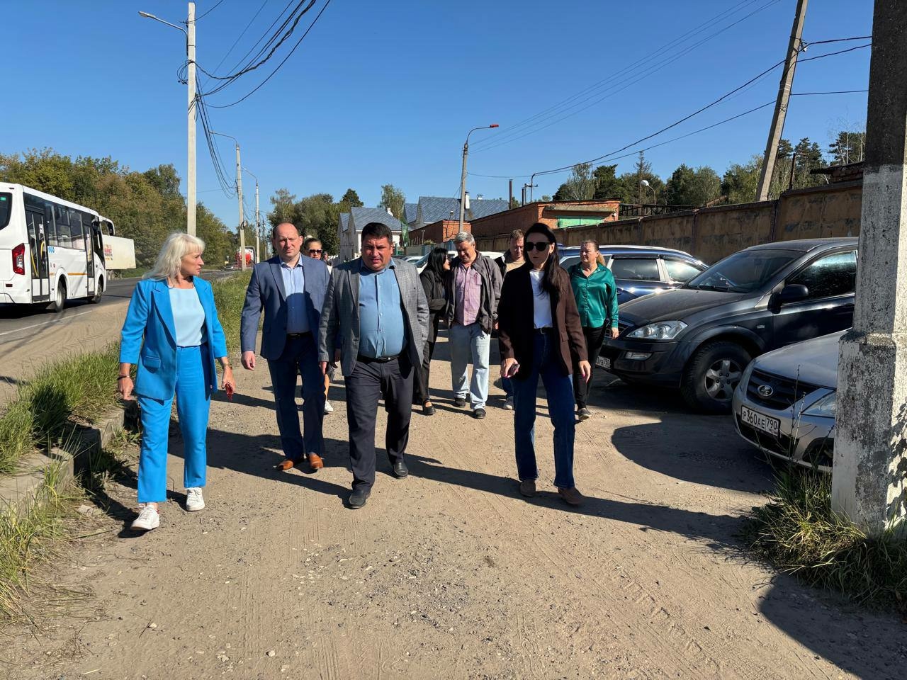 Обход территории на улице Екатерины Дашковой провели в Серпухове 